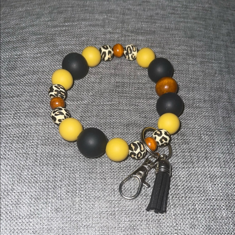 Handmade Wristlet Keychain